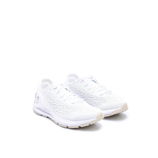 Under Armour Women's HOVR Sonic 3 MTLC White Running Shoes (USED, 98% like new)