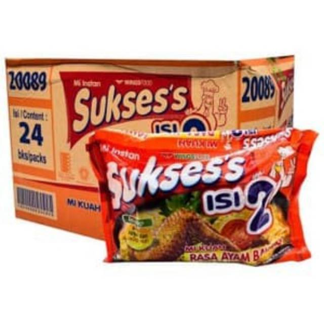 

Mi sukses's isi 2 rasa ayam bawang dijual per karton
