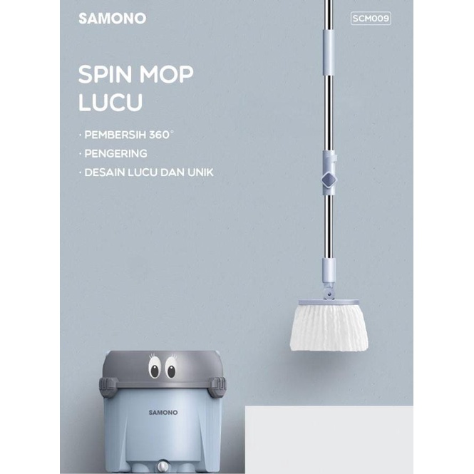 Spin Mop / Alat Pel Samono Putar SCM009