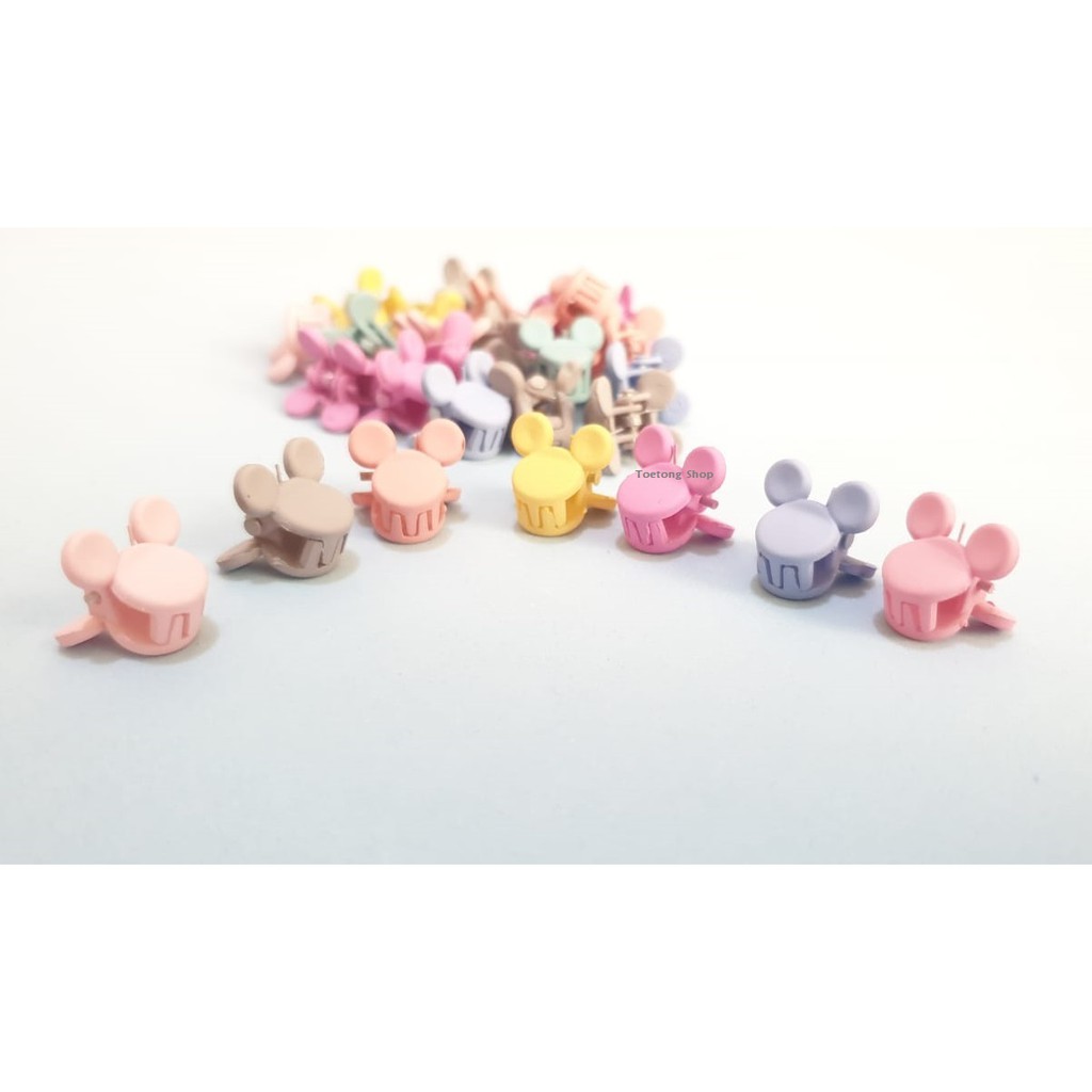 Jedai Doff Mini Karakter Jepit Rambut Lucu Imut Jepitan Poni Rambut Mini Jepit Rambut Baby Jepit Kutu-6