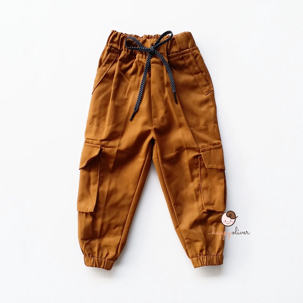 HappyOliver CELANA JOGER B PANJANG KEMPOL TALI celana pants anak laki premium