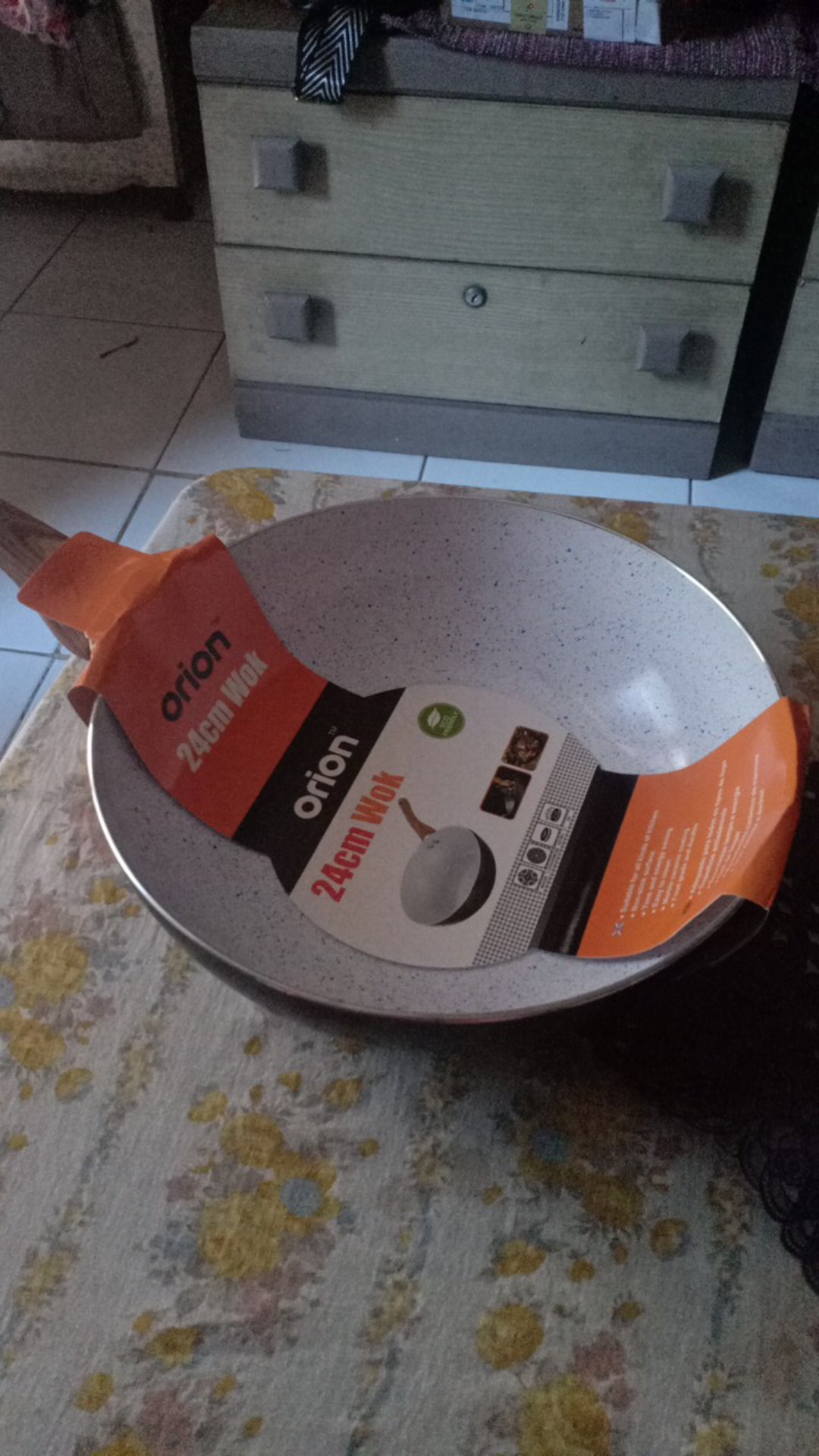 Wok Pan Anti Lengket 24cm Non Stick Pan 24cm