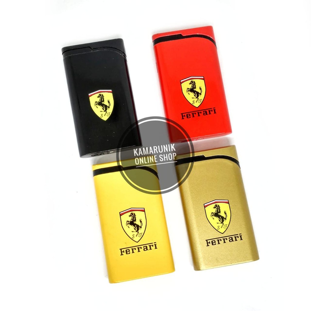 Super Promo! KOREK API GAS FERRARI 95141 MANCIS LAS LIGHTER UNIK Murah!