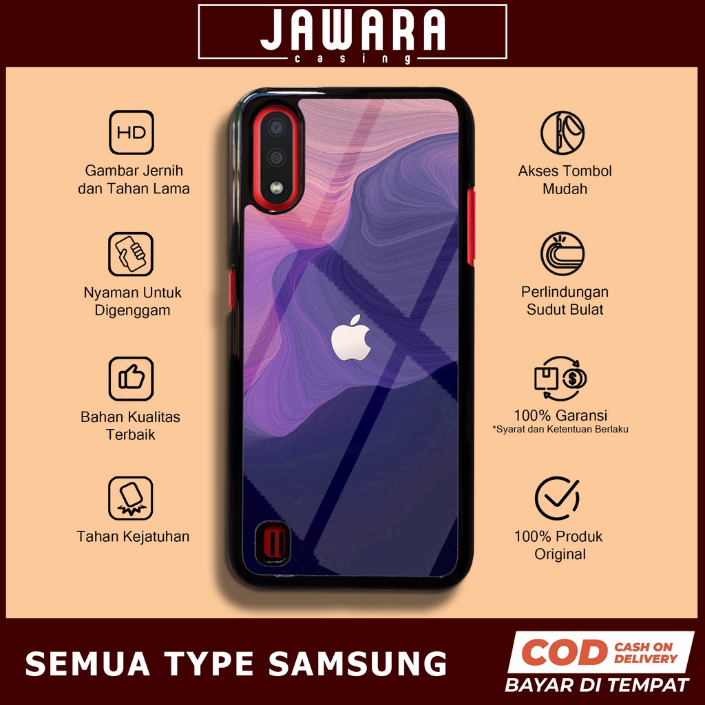 Case Samsung A01 M01 Case Hp Samsung A01 M01 Premium Glossy Case [AP01] Jawara Casing Samsung A01 M0