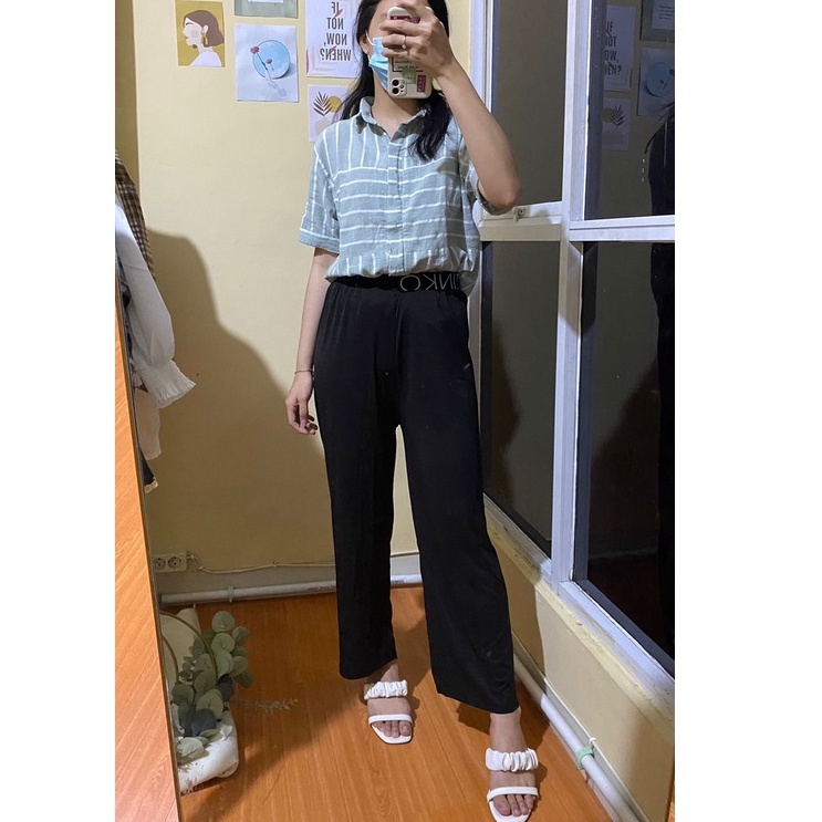 Celana korea Celana baggy pants Celana panjang Celana boyfriend wanita