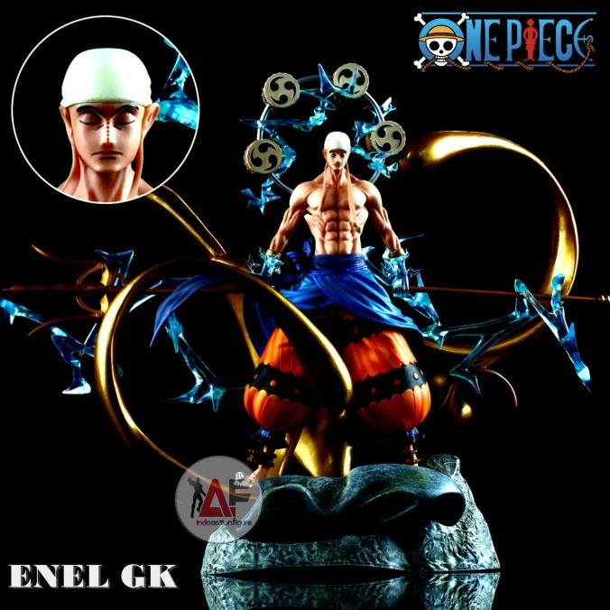 BEST SELLER RARE STATUE ONE PIECE ENEL GK ZN STUDIO DESIGN RECAST PREMIUM FIGURE HAPPY SHOPING