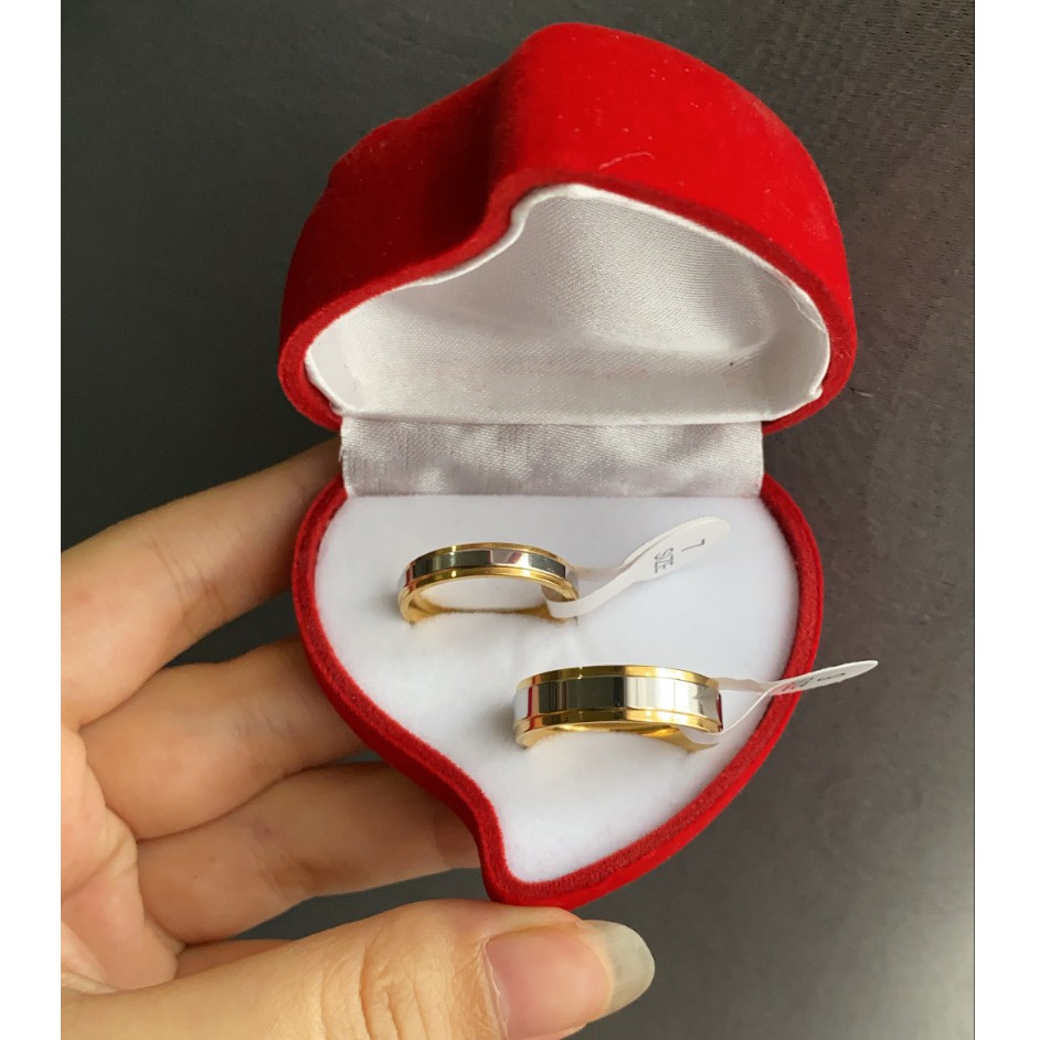 [BEST SELLER] Cincin Couple / Tunangan / Nikah / Pasangan / Titanium Cocok untuk hadiah C079