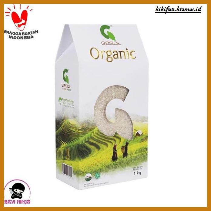 

ANEKA-BERAS- GASOL ORGANIC BERAS PUTIH WHITE RICE ORGANIK 1 KG -BERAS-SEHAT.