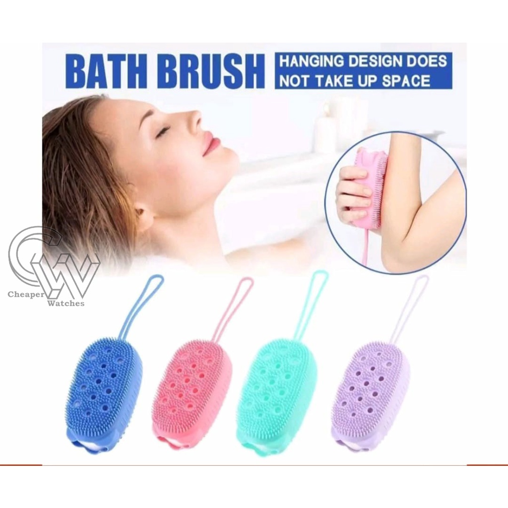 Cheaper-Spons Mandi Bath Sponge Sabun Batang Cair 2 In 1 Sikat Spons Badan