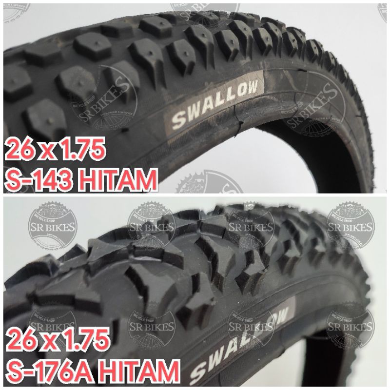 Ban Luar 26 x 1.75 Sepeda Mini MTB Gunung. SWALLOW DELI TIRE