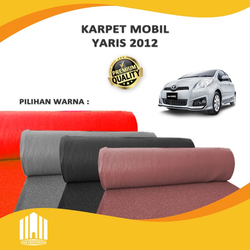 PRESTIGE KARPET MOBIL TOYOTA YARIS OLD  NON BAGASI COIL MAT