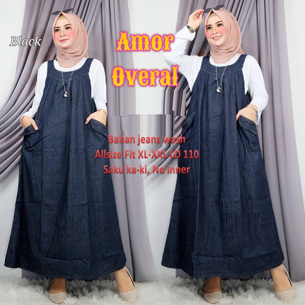 AMOR OVERALL JEANS VOXY GROSIR BAJU MURAH SOLO GBM