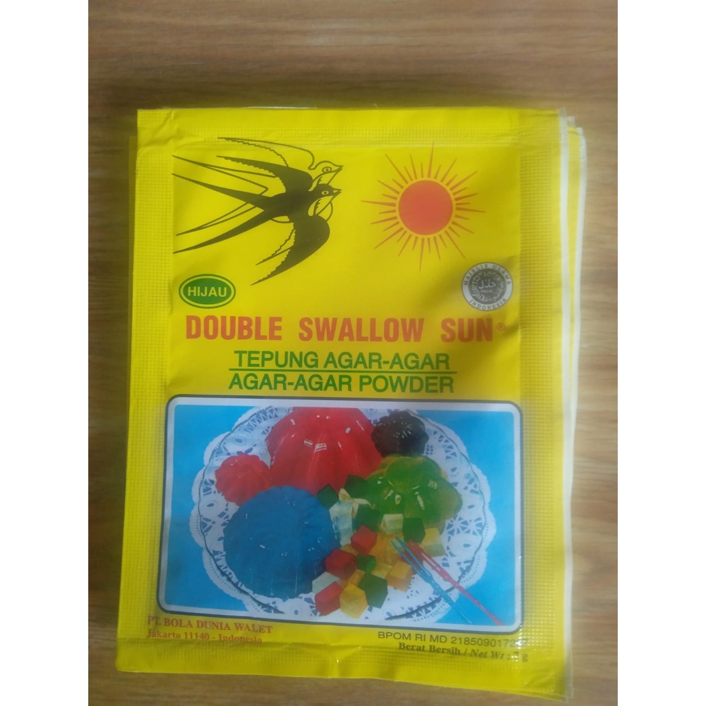 

ADK AGAR AGAR Double SWALLOW Sun / TEPUNG AGAR 7g
