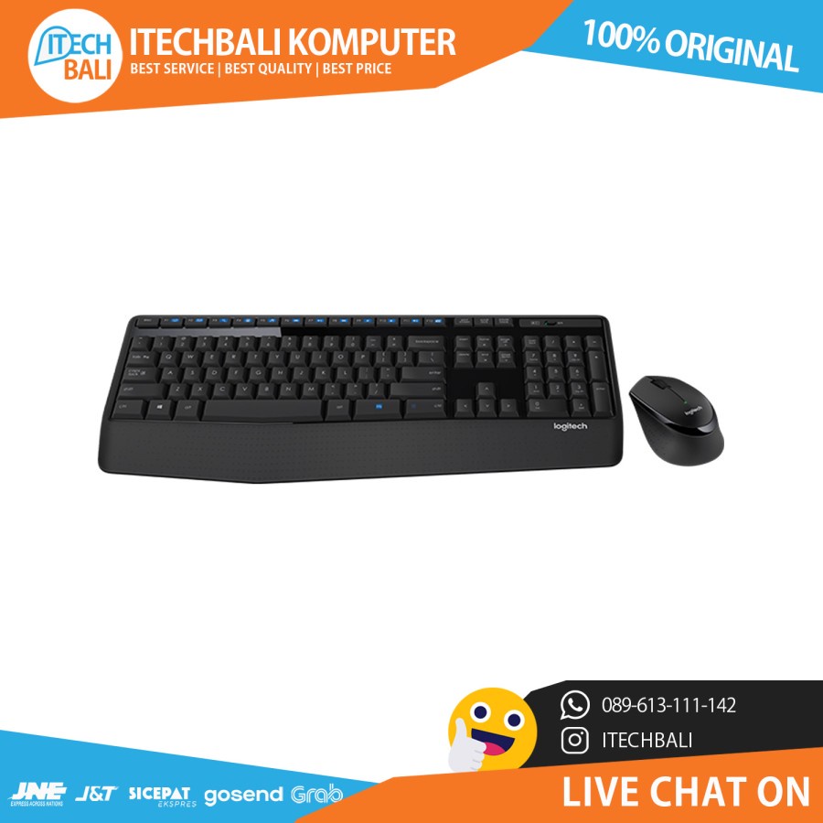 Keyboard &amp; Mouse LOGITECH MK345 Wireless Combo | ITECHBALI