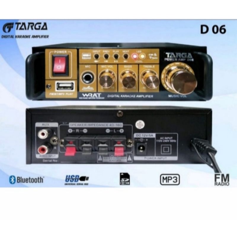 AMPLIFIER TARGA TR D06 / AMPLI MINI TARGA TR D 06 ORIGINAL