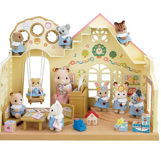 sylvanian families forest nursery gift set