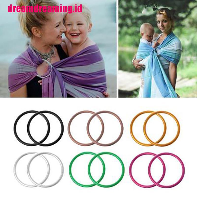 2pcs Cincin Pembawa Bayi Bahan Aluminum