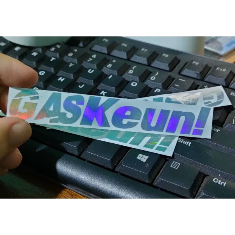 STICKER GASKEUN STIKER CUTTING