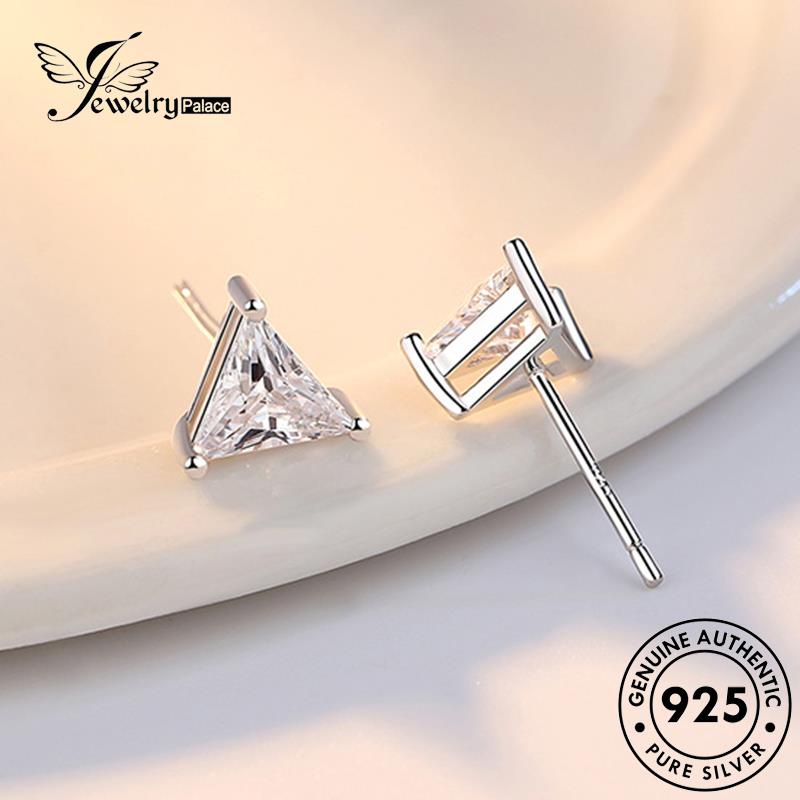 Jewelrypalace Berlian Wanita Asli Silver Anting Tusuk Mutiara Moissanite925 M020