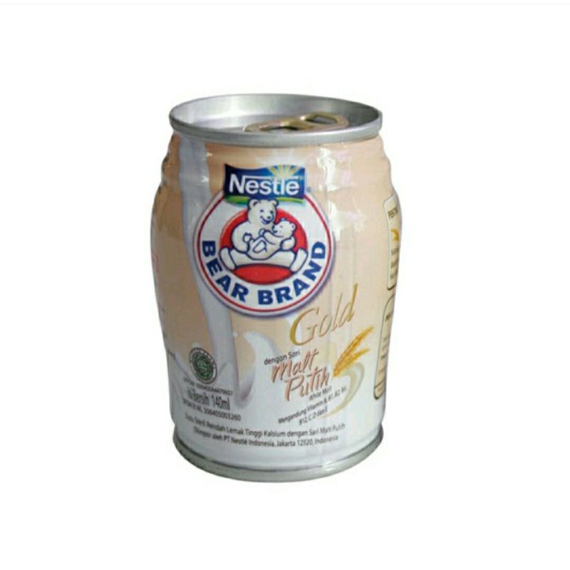 Bear Brand Gold Malt Putih Susu Beruang
