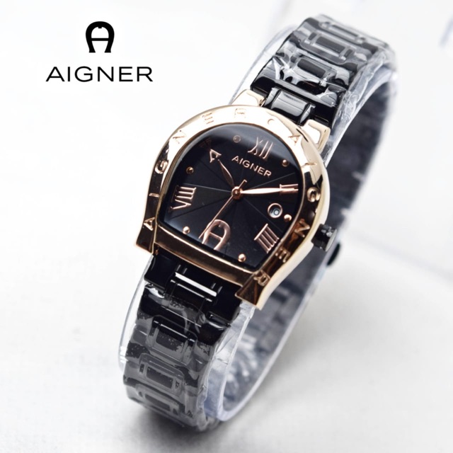Jam tangan wanita Aigner rantai model baruu