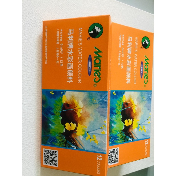

air-cat- cat air water colour maries 5ml isi 12pcs kualitas bagus harga murah -cat-air.