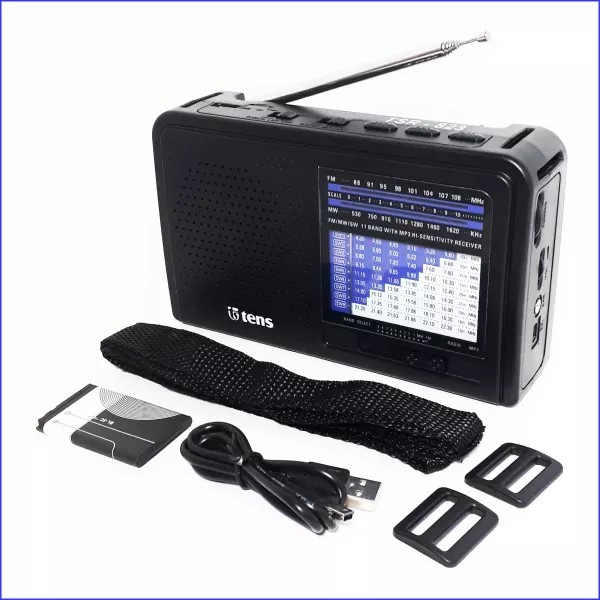 Tens Radio Mini TSR-823 AM FM Hitam