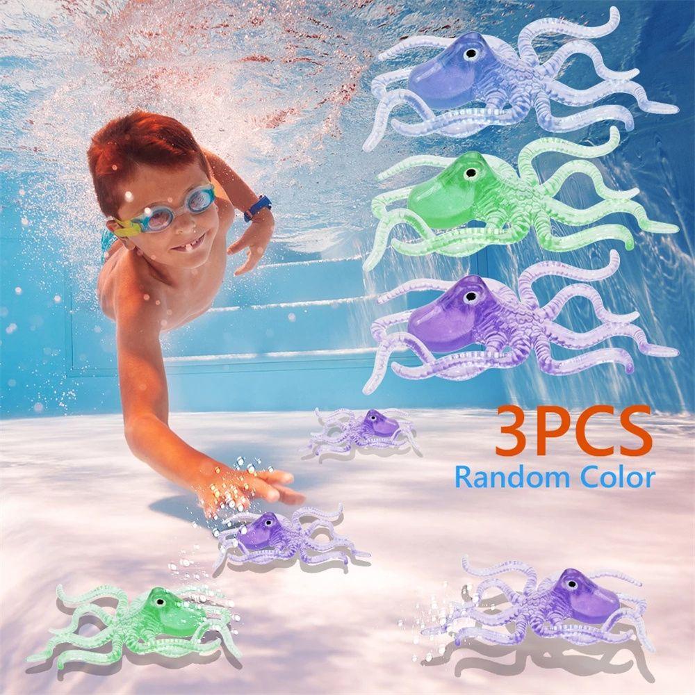 REBUY Rebuy Summer Diving Toy Underwater Summer Toys Set Permainan Air Permainan Menyelam Gurita Mainan Mandi