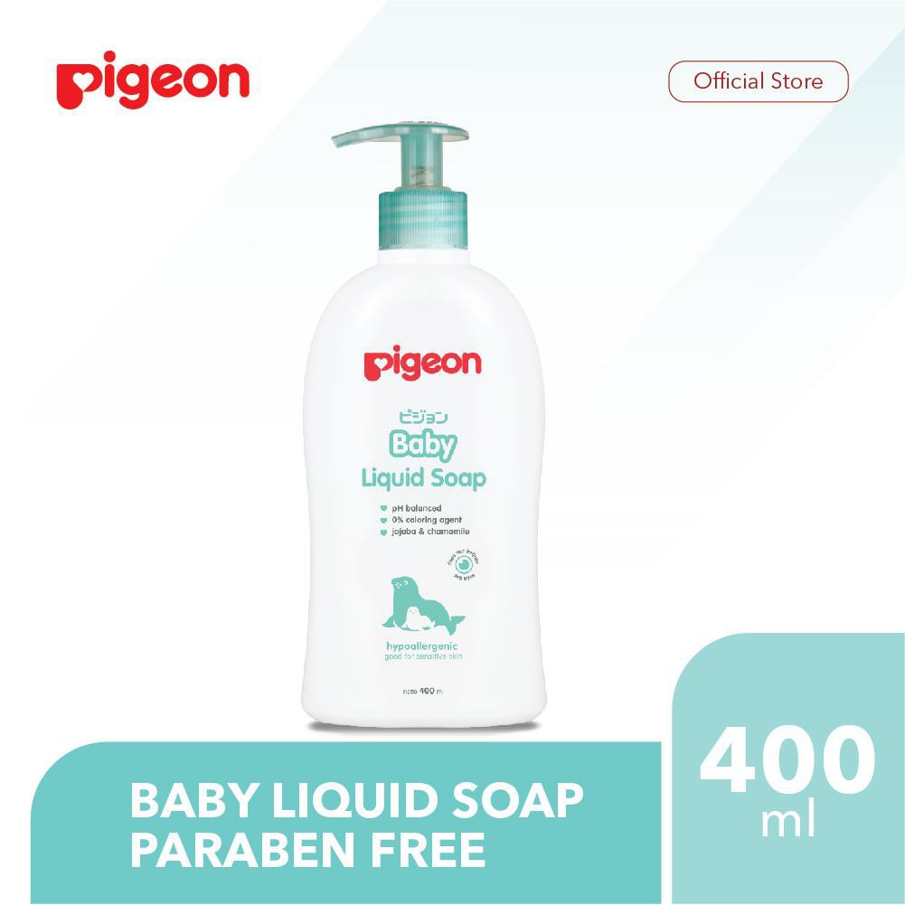 Sabun mandi Pigeon Baby Liquid Soap Pump 400ml