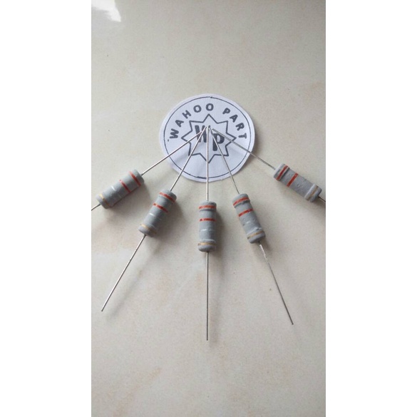 resistor 0,33 ohm 2 watt 5% harga per 10 pcs