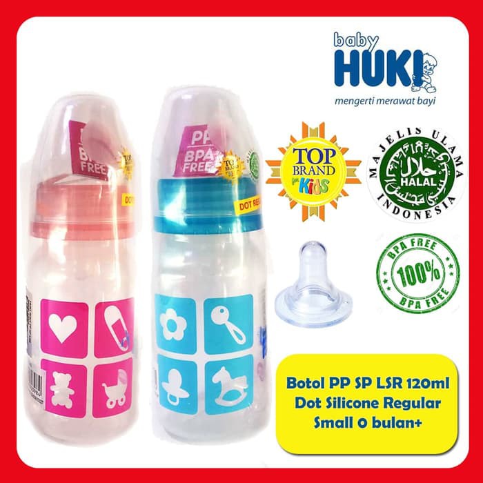 Baby Huki Botol PP Reguler 120ml