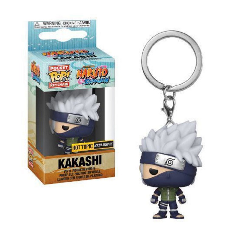 Funko POP Gantungan Kunci Boneka Action Figure Naruto Kakashi Sasuke Kurama Bahan PVC