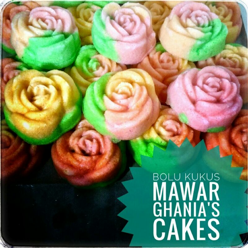 

Kue Hantaran/Snack Box Bolu Kukus Mawar