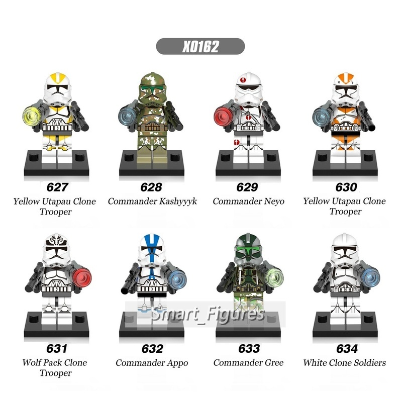 Mainan Action Figure Clone Trooper Minifigures Commander Appo Gree Neyo Kashyyk Star Wars X0162