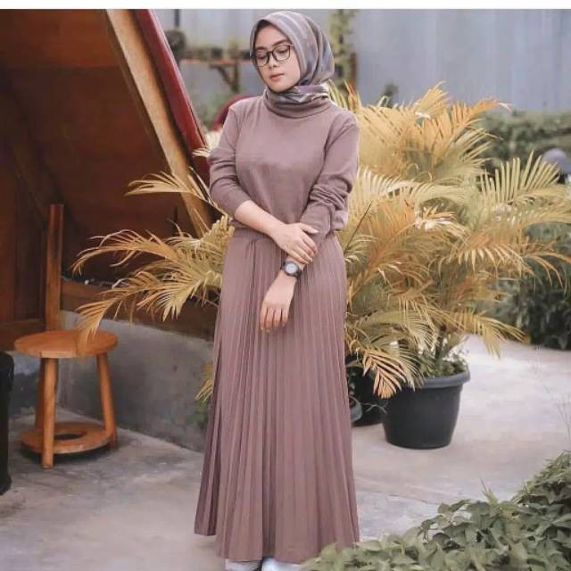 ROK Plisket Bahan Hyget/ ROK PLISKET hyget /Rok wanita