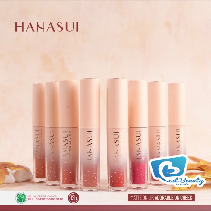 ★ BB ★ HANASUI Mattedorable Lip Cream |Matte Dorable LipCream Lipstick Cair Mate Hanasui|BOBA EDITON