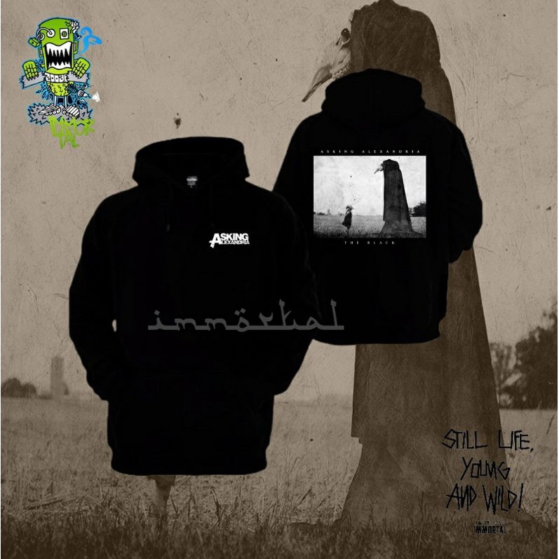 Jaket hoodie asking alexandria dewasa keren