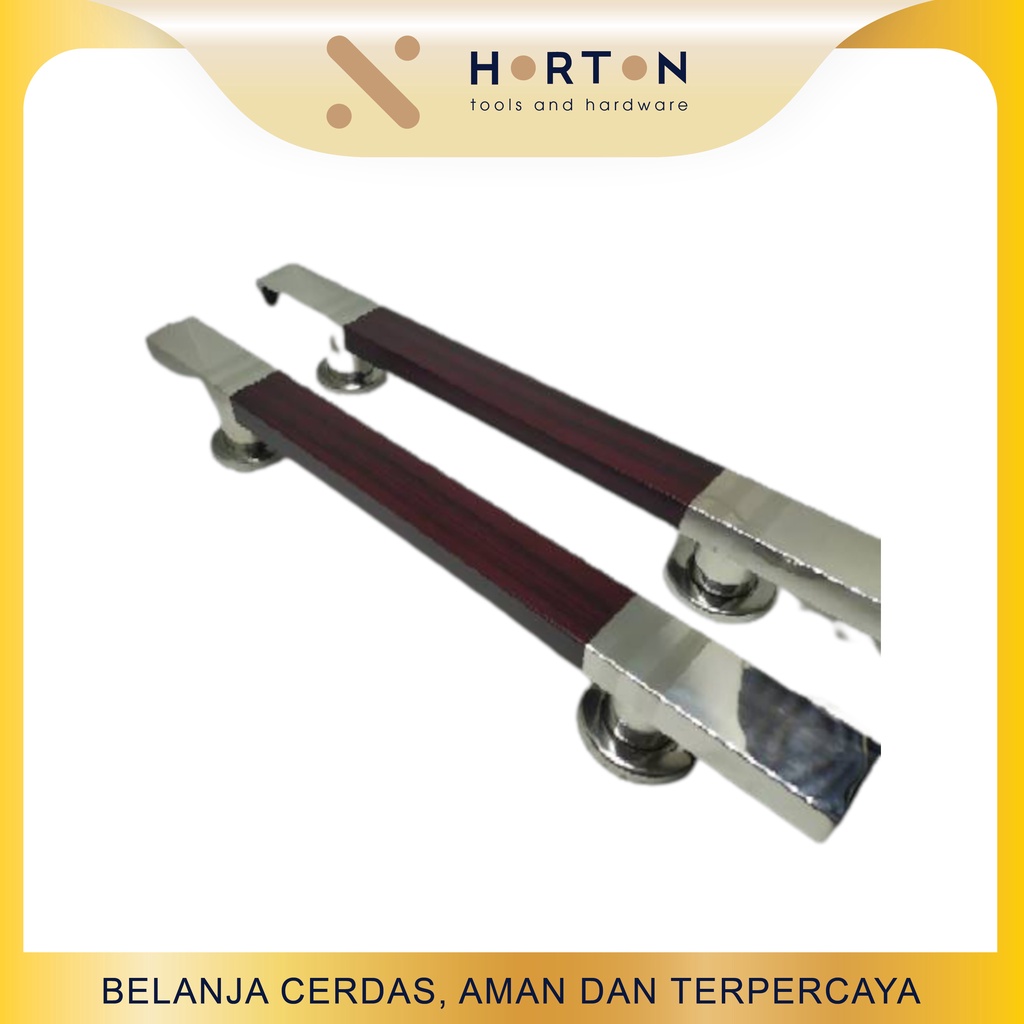 Handle Gagang Pintu Rumah 08RM Kotak Coklat Muda Minimalis