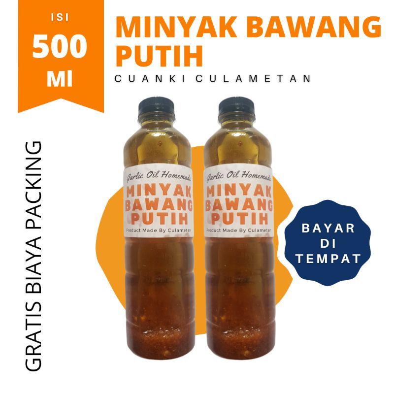 

Minyak bawang 500 mil garlic oil kwalitas super