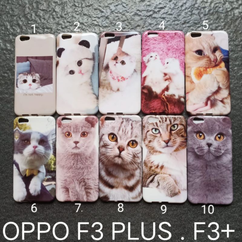 Case gambar Oppo F3+ F3 plus motif cewek ( 2 motif ) soft case softcase softshell silikon cover casing kesing housing