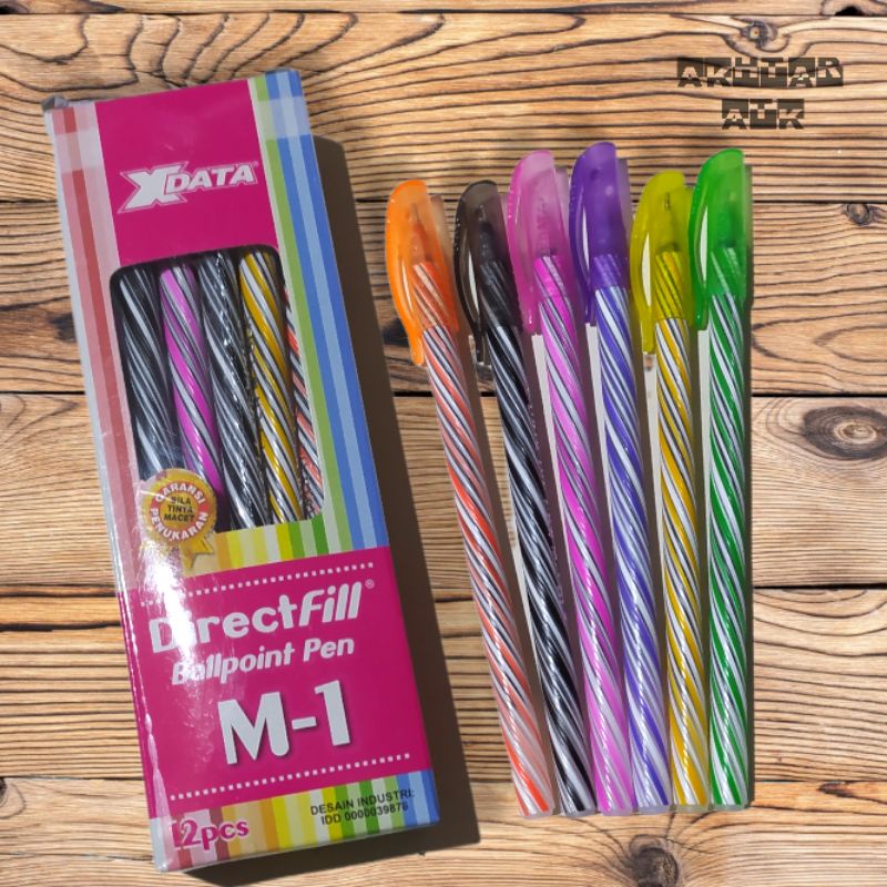 

Pulpen / Bolpen X Data M-1 0.5 (12Pcs) Bolpen Murah