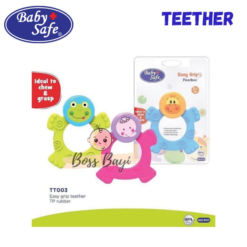 BABY SAFE - Cooling Teether / Mainan Gigitan Bayi TT001 TT002 TT003 TT004 T005 TT011