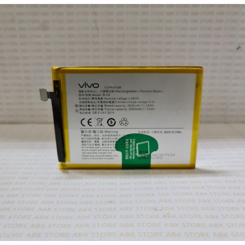 BATTERY BATERAI BATRAI BATRE VIVO Y69 BC8 BC-8 BATT ORIGINAL