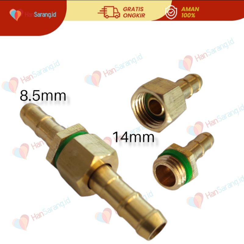 Nepel Hose Joint 1/4 inchi untuk Sprayer Sanchin Konektor Jet Gun