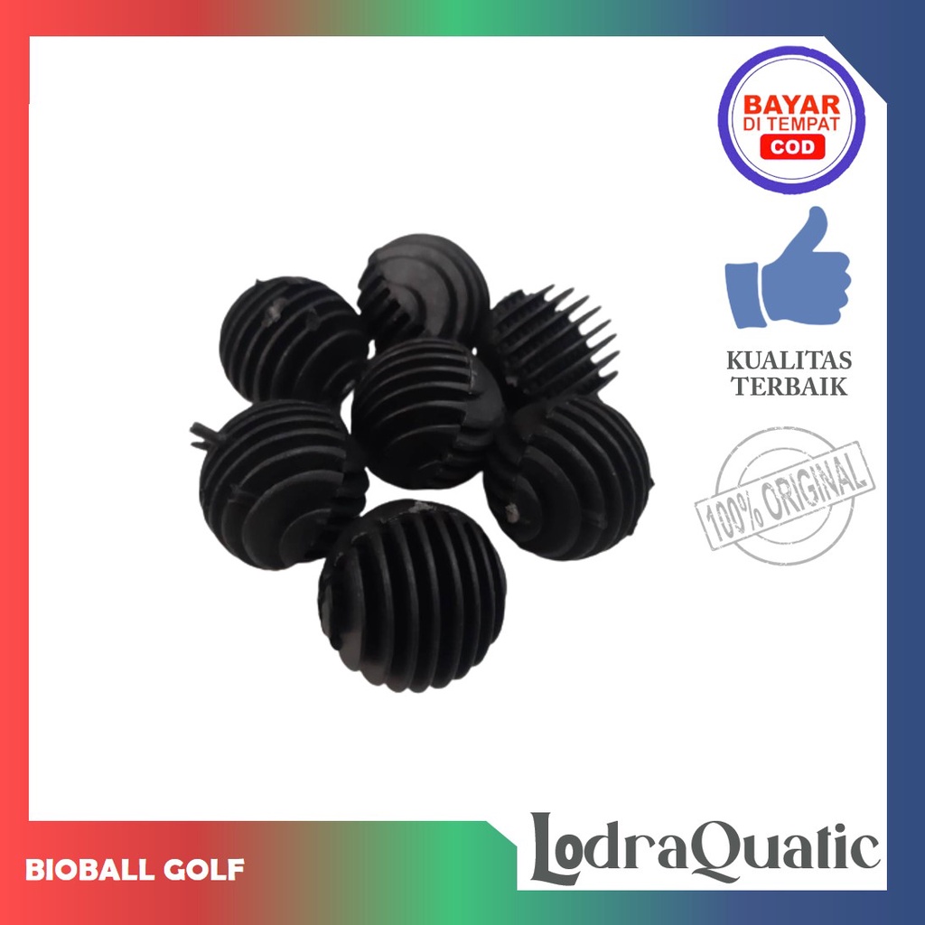 PROMO ! BIO BALL GOLF PER 200 PCS MEDIA FILTER KOLAM MEDIA FILTER AQUARIUM RUMAH BAKTERI FILTER KOLAM KOI BIOBALL MEDIA FILTER KOLAM FILTER AQUARIUM FILTER BIOLOGIS AQUARIUM FILTER BIOLOGIS KOLAM