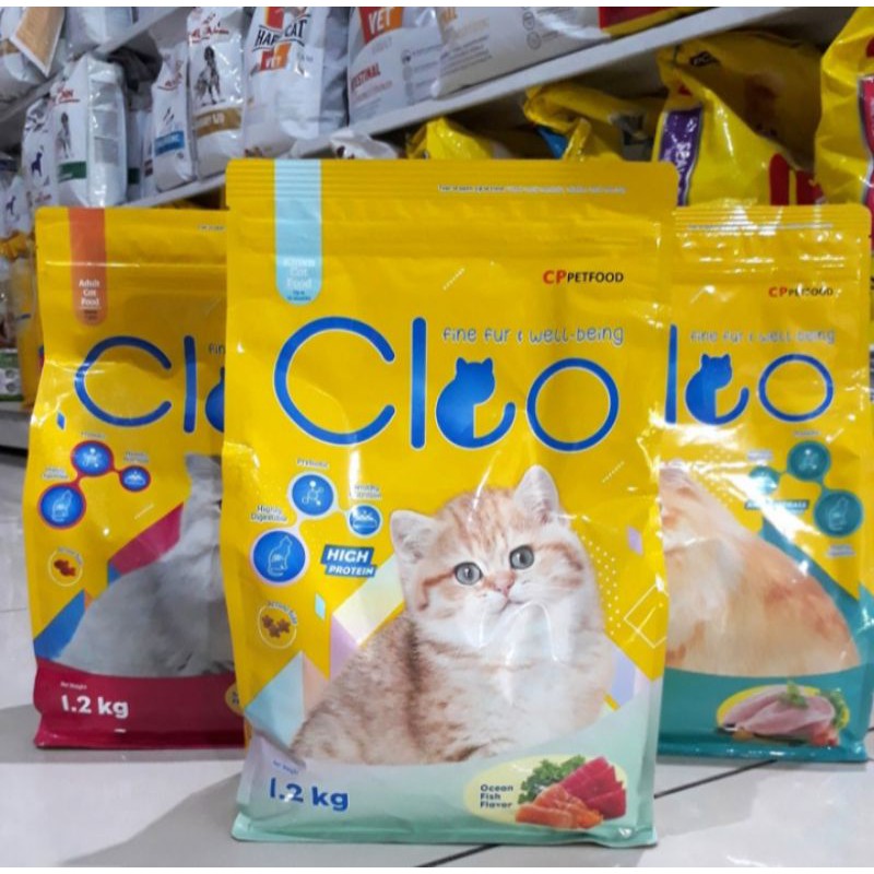 makanan kucing Cleo kitten ocean fish 1,2 kg