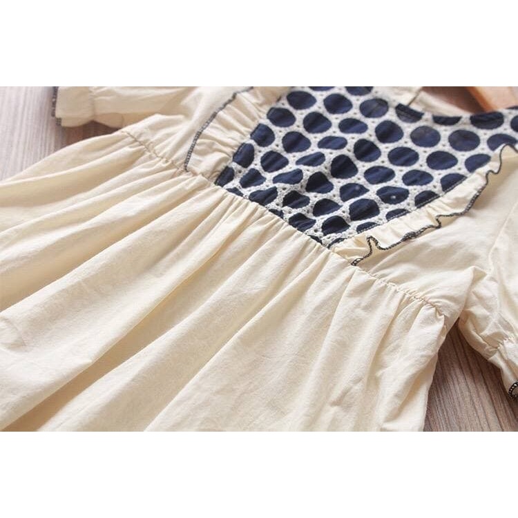Promo !! Dress import anak cewek / Dress anna bobba curly ukuran 4-7tahun / Dress anak korean soft