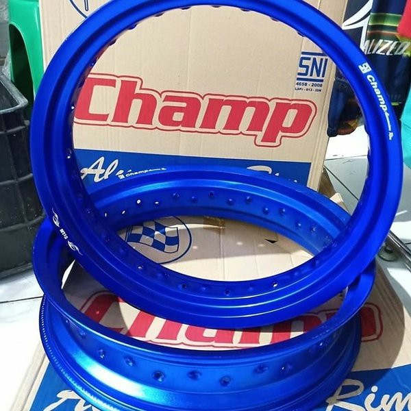 Velg Champ Set 300 & 350 17 Hole 36 Biru Glosy