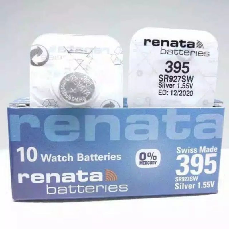 BATERAI RENATA 395 SR927SW ORIGINAL BATRE RENATA 395 SR927SW BATERAI JAM TANGAN