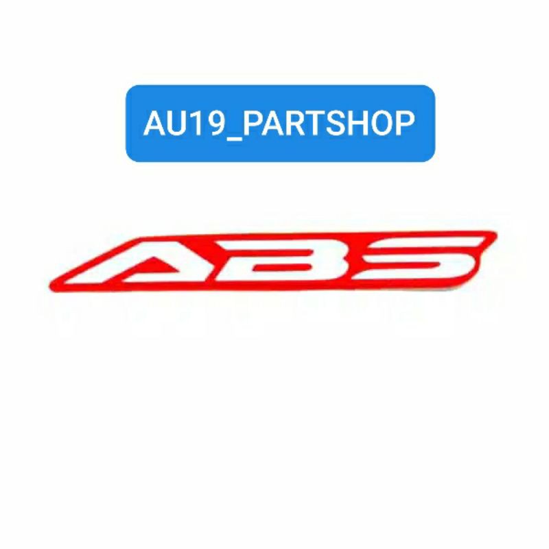 STICKER ABS MERAH CBR150R, CBR250RR, ADV 150 ORIGINAL